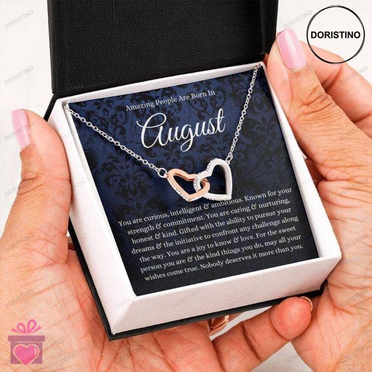 August Zodiac Necklace Gift Born In August Gift August Horoscope Necklace Doristino Limited Edition Necklace