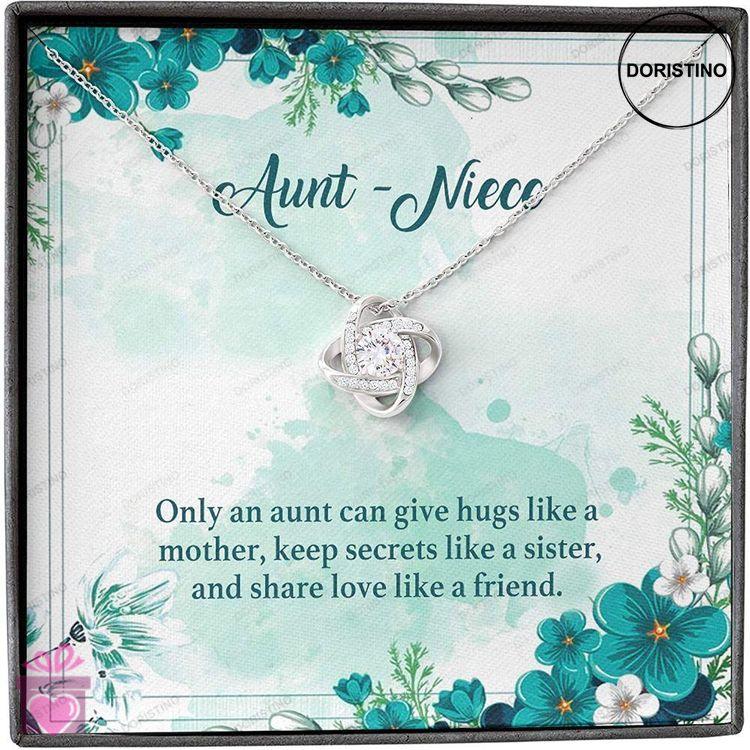 Aunt Necklace Aunt Necklace Gift For Her From Niece Hug Keep Secret Love Like Mother Sister Friend Doristino Awesome Necklace