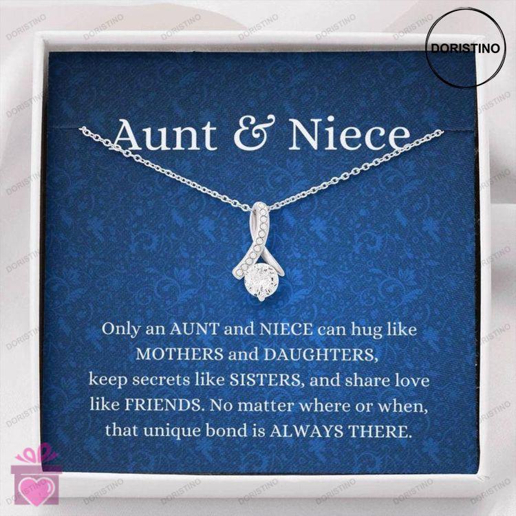Aunt Necklace Aunt Niece Necklace Unique Bond Aunt Niece Gift For Aunt Auntie Doristino Awesome Necklace
