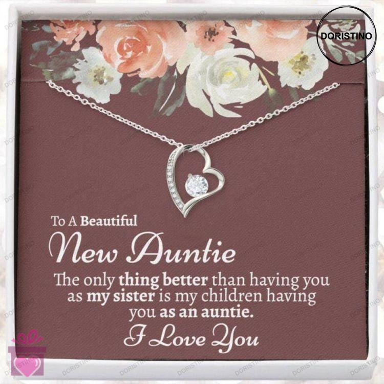 Aunt Necklace Aunt To Be Gift New Auntie Gift Gifts For Aunt From Baby First Time Aunt New Aunt Gift Doristino Limited Edition Necklace