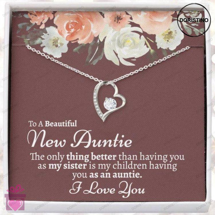 Aunt Necklace Aunt To Be Necklace Gifts For New Auntie From Baby First Time Aunt Doristino Trending Necklace