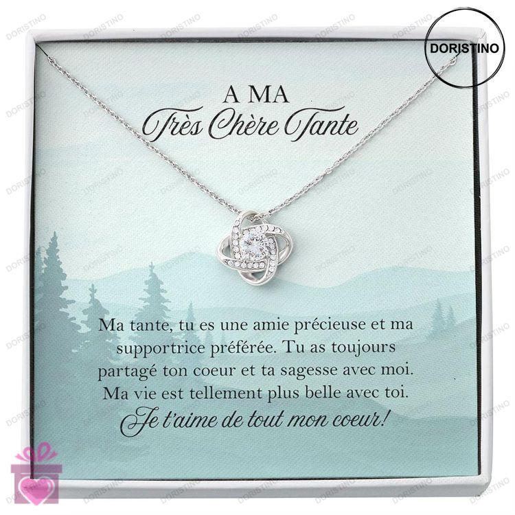 Aunt Necklace Collier Bijoux Tante French Auntie Gift Carte Fran�aise Cadeau Tante Best Aunt Ever Ne Doristino Trending Necklace