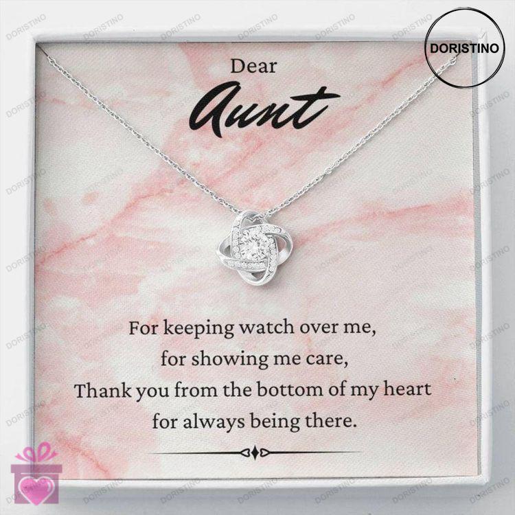 Aunt Necklace Dear Aunt Necklace Keeping Watch Gift For Auntie From Niece Nephew Doristino Awesome Necklace