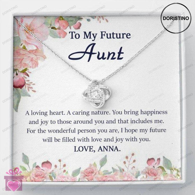 Aunt Necklace Future Aunt Necklace Wedding Gift For Future Aunt Aunt Of The Groom Necklace From Brid Doristino Trending Necklace