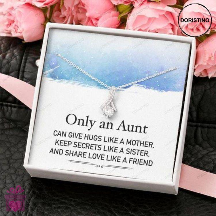 Aunt Necklace Gift For Aunt Can Give Hugs Like A Mother Alluring Beauty Necklace Doristino Trending Necklace