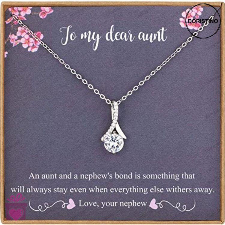 Aunt Necklace Gifts From Nephew Aunt Gifts For Mothers Day Best Aunt Ever Gifts Necklace Doristino Limited Edition Necklace