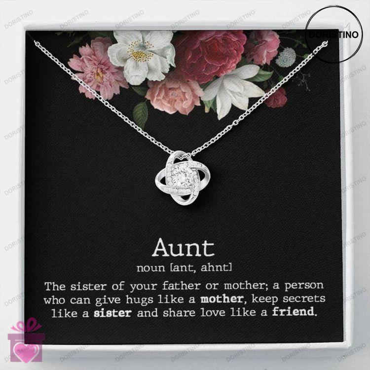 Aunt Necklace Mothers Day Gift For Aunt From Niece Aunt Gifts From Nephew Birthday Necklace For Aunt Doristino Limited Edition Necklace