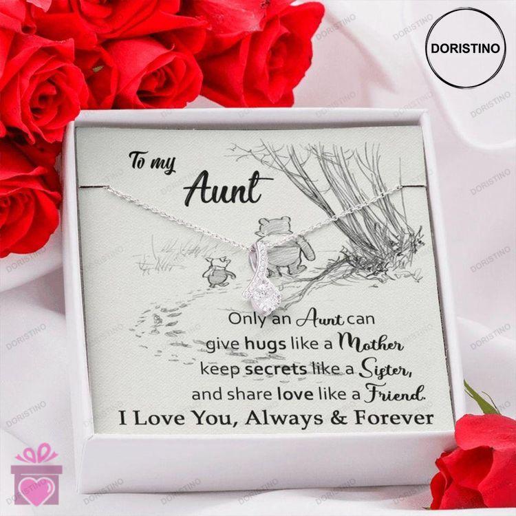 Aunt Necklace Mothers Day Gift For Aunt Gifts For Aunt Aunt Gifts From Niece Nephew Birthday Necklac Doristino Limited Edition Necklace