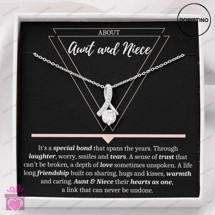 Aunt Necklace Niece Necklace Aunt Niece Gift Aunt Niece Quotes Birthday Christmas Necklace Doristino Awesome Necklace
