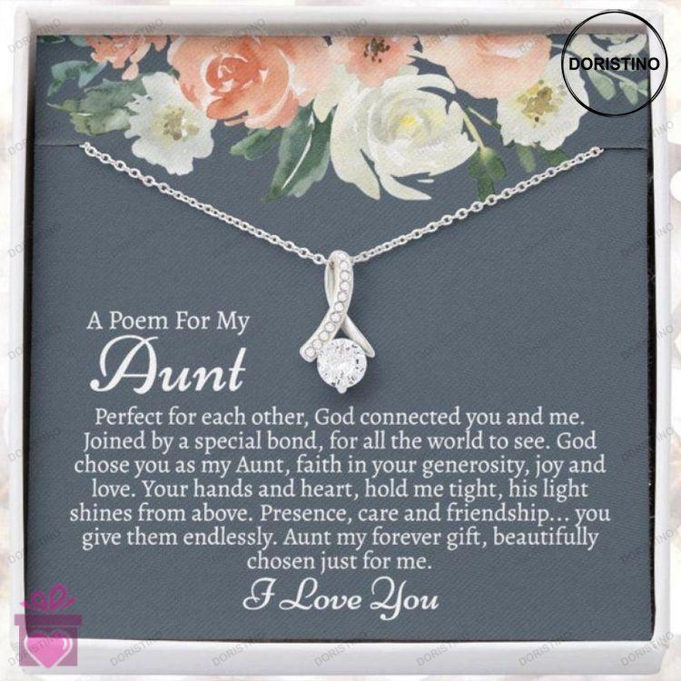 Aunt Necklace Sentimental Aunt Gift From Niece Gift For Aunt From Nephew New Aunt Gift Aunt Christma Doristino Limited Edition Necklace