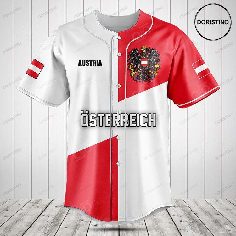 Austria Flag Doristino Awesome Baseball Jersey