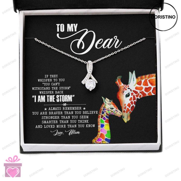 Awareness Necklace Youre Braver Than You Believe Meaningful Autism Message Card Beauty Necklace Doristino Awesome Necklace