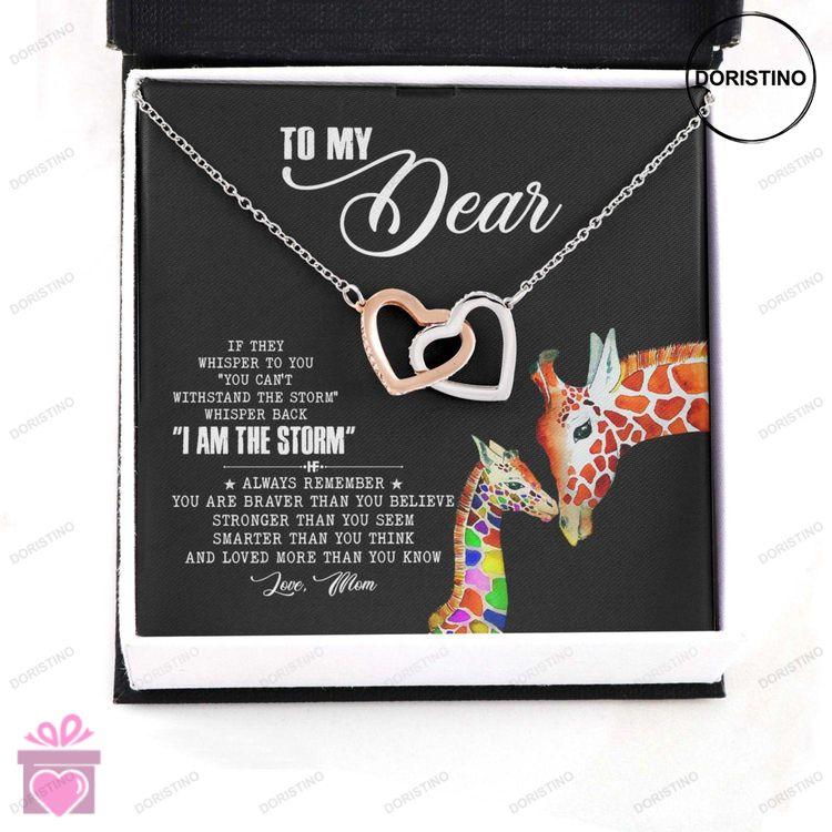 Awareness Necklace Youre Braver Than You Believe Meaningful Autism Message Card Hearts Necklace Doristino Awesome Necklace