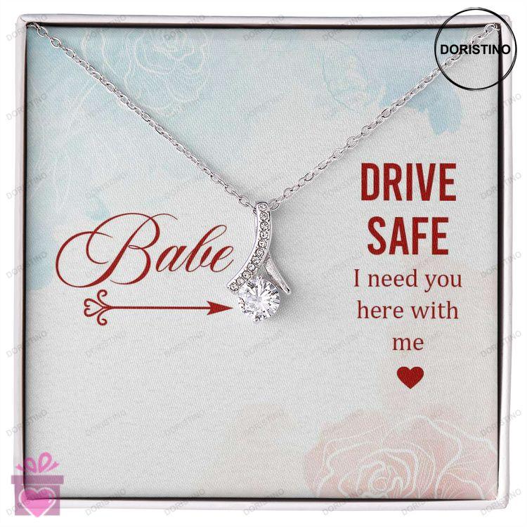 Babe Drive Safe Alluring - 925 Sterling Silver Necklace Doristino Trending Necklace