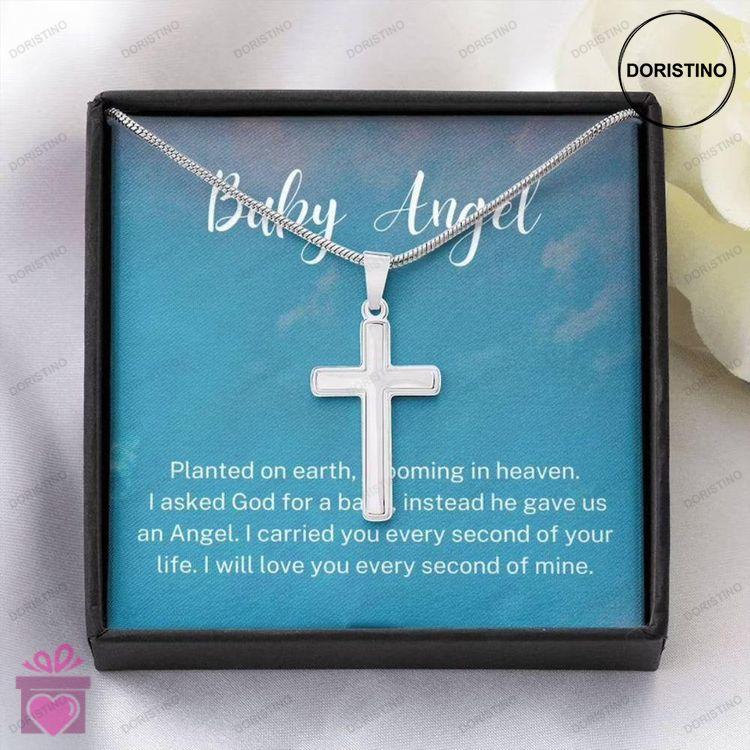 Baby Angel Necklace Miscarriage Gift Loss Of Baby Sympathy Gift Keepsake Pregnancy Loss Necklace Doristino Awesome Necklace