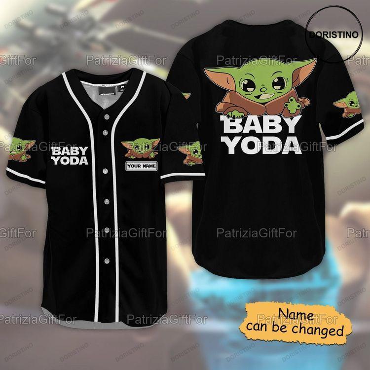 Baby Yoda Funny Personalized Doristino Limited Edition Baseball Jersey