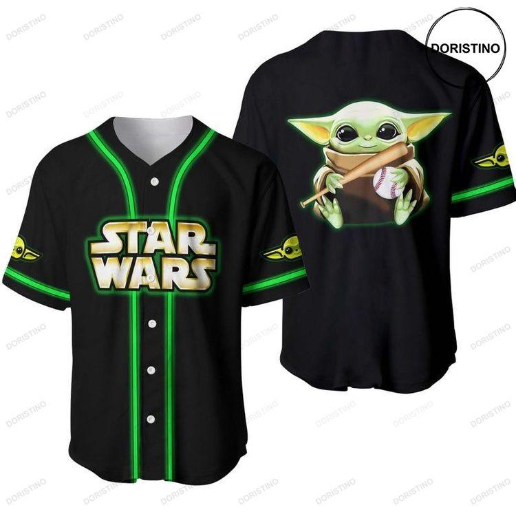 Baby Yoda Player Disney 111 Gift For Lover Doristino Limited Edition Baseball Jersey