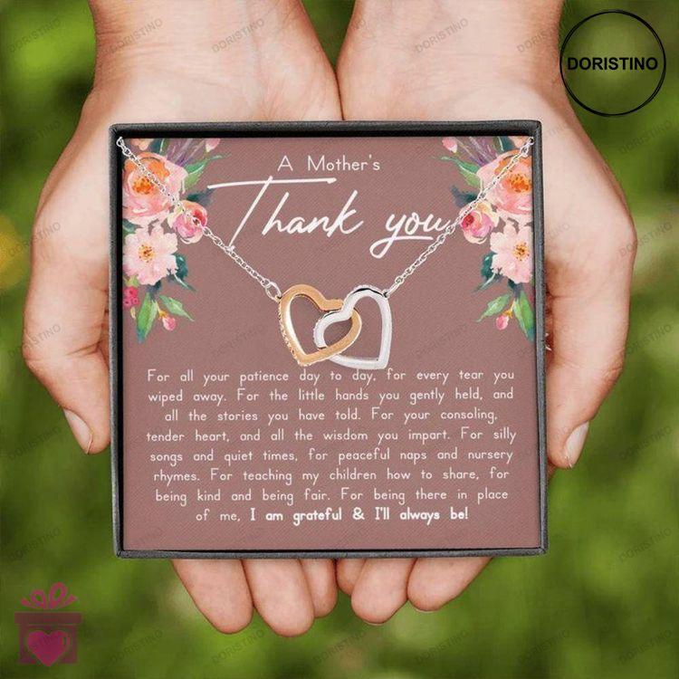 Babysitter Necklace Thank You Necklace Gift From A Mother Babysitter Appreciation Doristino Awesome Necklace