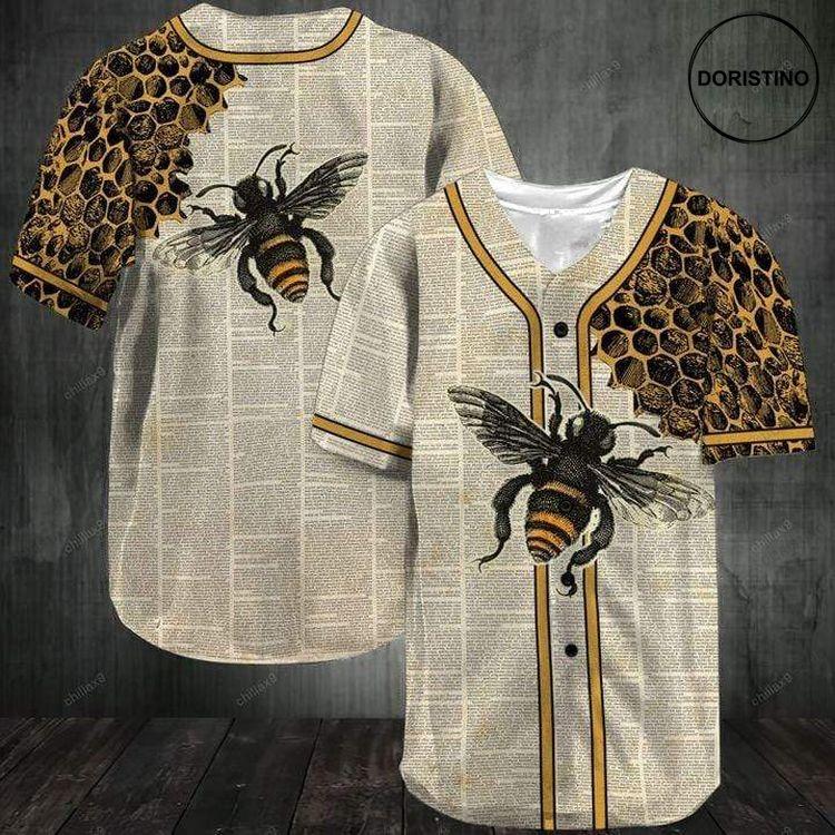 Bee Personalized Kv Doristino Limited Edition Baseball Jersey