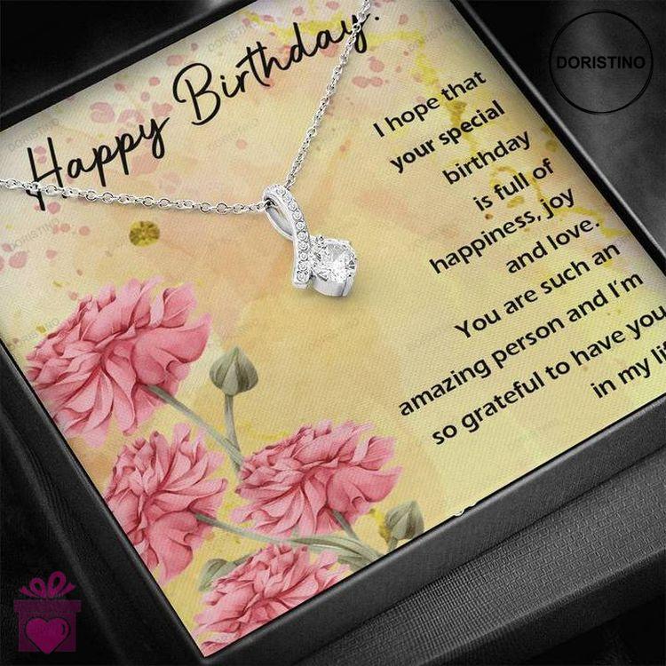 Best Birthday Gift For Her - 925 Sterling Silver Pendant Doristino Awesome Necklace