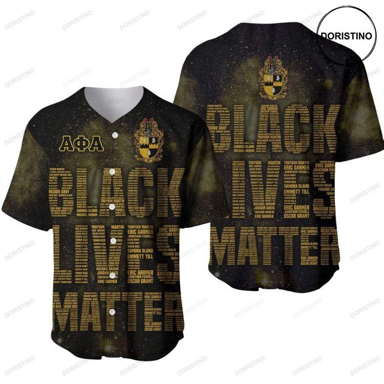 Black Live Matter Personalized Doristino Limited Edition Baseball Jersey