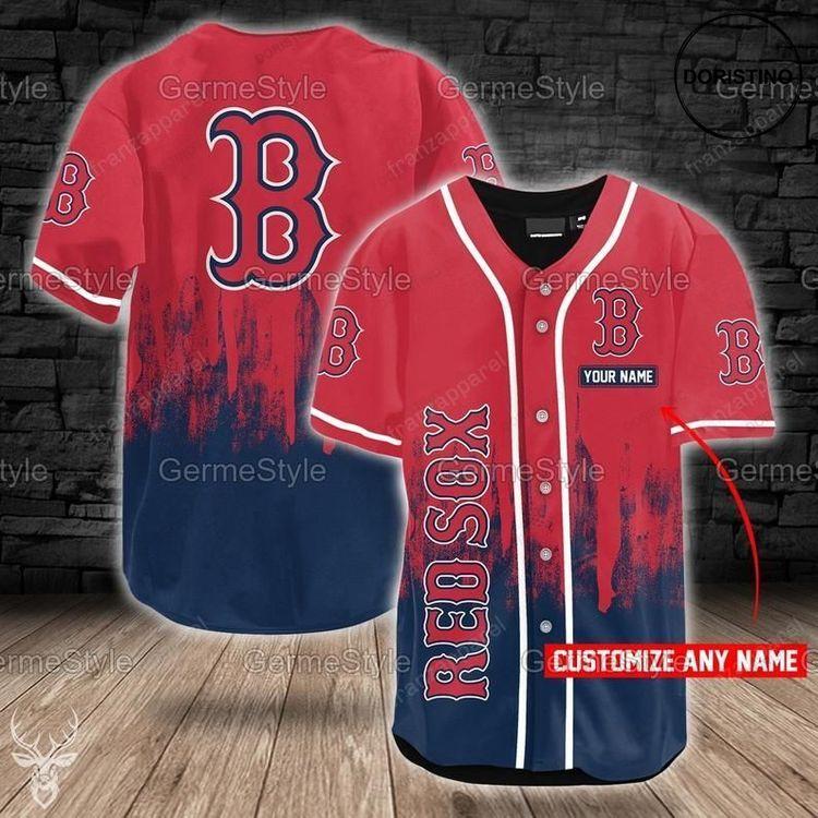 Boston Red Sox Personalized 309 Doristino All Over Print Baseball Jersey