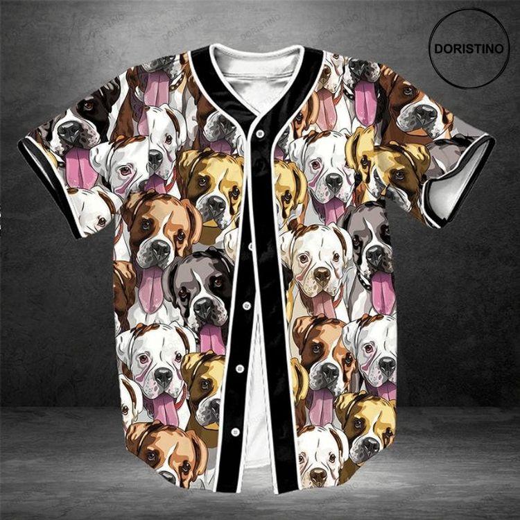 Boxer Dog 12345 Gift For Lover Doristino Limited Edition Baseball Jersey