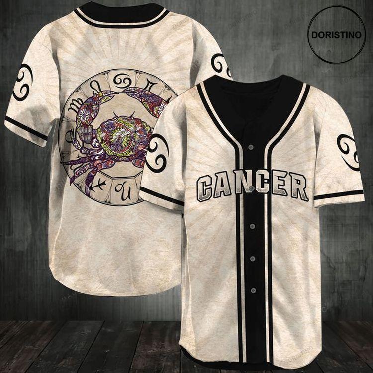 Cancer Is A Perfect Zodiac Personalized H Doristino Awesome Baseball Jersey