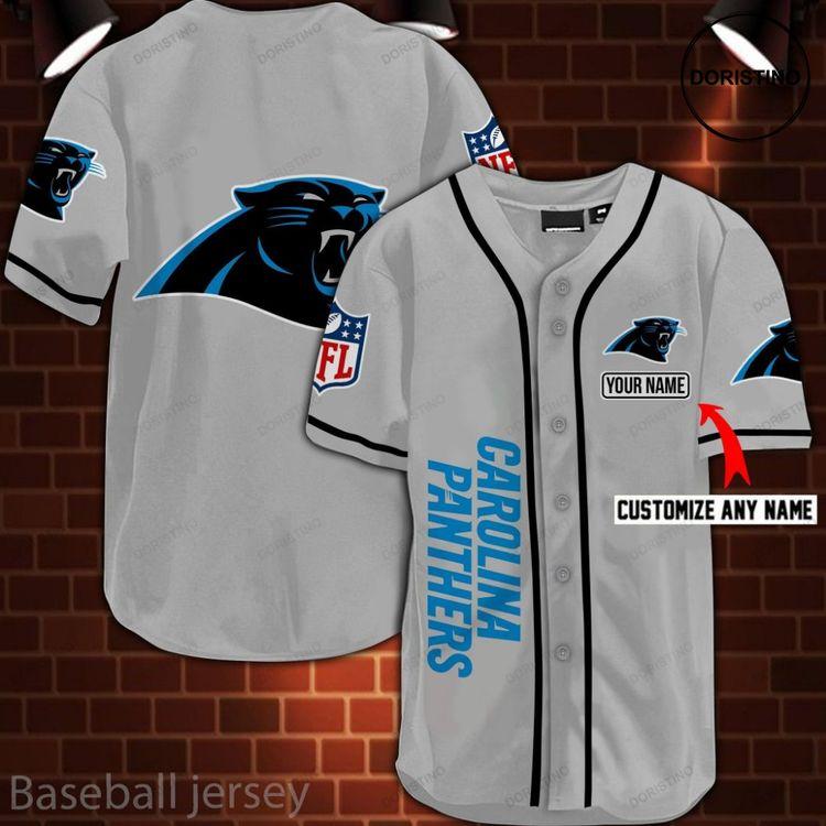Carolina Panthers Nfl Digital Printed Personalized Logo Doristino Limited Edition Baseball Jersey