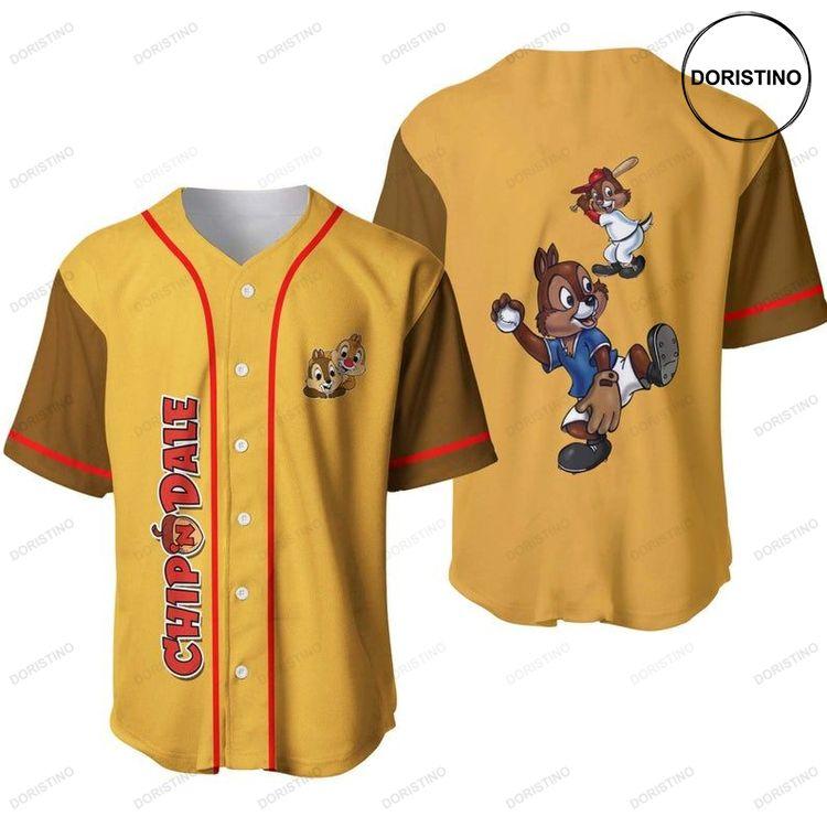 Chip And Dale Cartoon 222 Gift For Lover Doristino Awesome Baseball Jersey