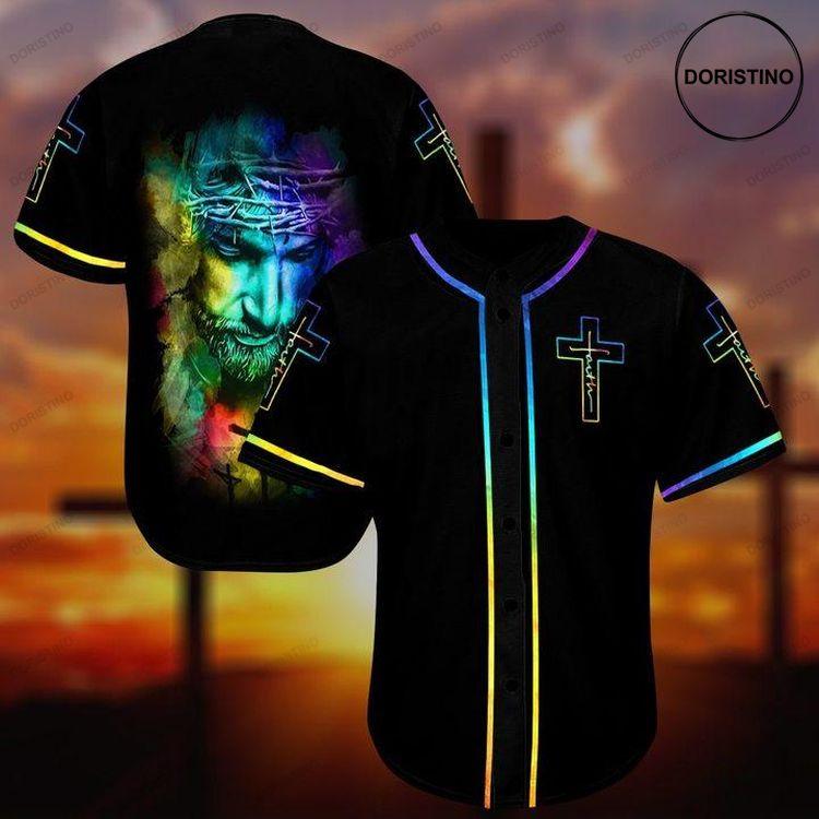 Christian Jesus Black Personalized Doristino Awesome Baseball Jersey