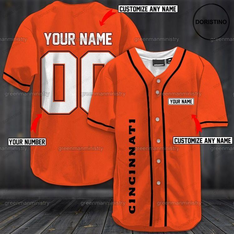 Cincinnati Custom Name And Number Customize Doristino Awesome Baseball Jersey