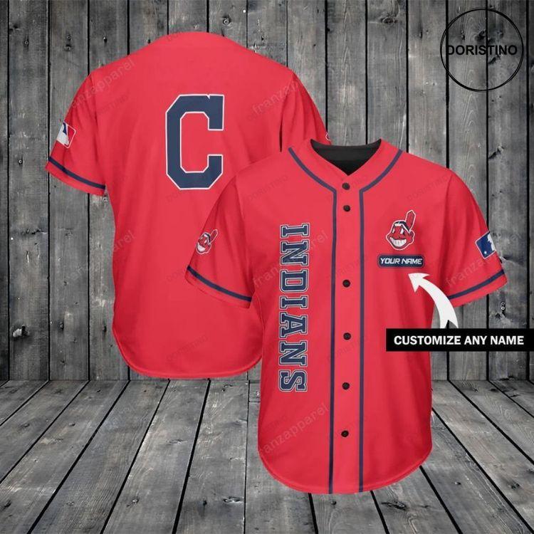Cleveland Indians Personalized 212 Doristino Awesome Baseball Jersey