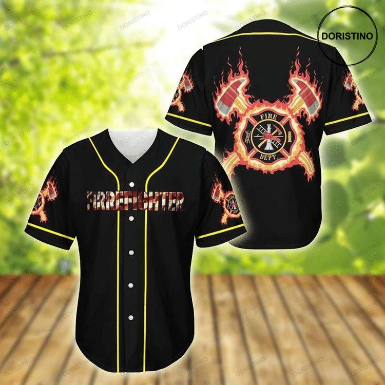 Cool Firefighter 1245 Gift For Lover Doristino Awesome Baseball Jersey