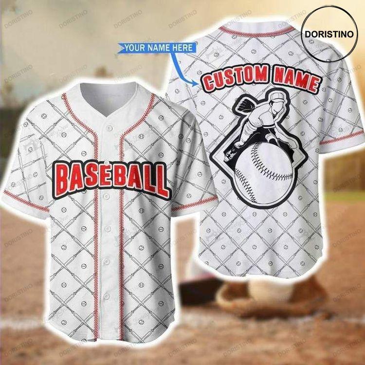 Custom Name Player Gift For Lover Doristino All Over Print Baseball Jersey
