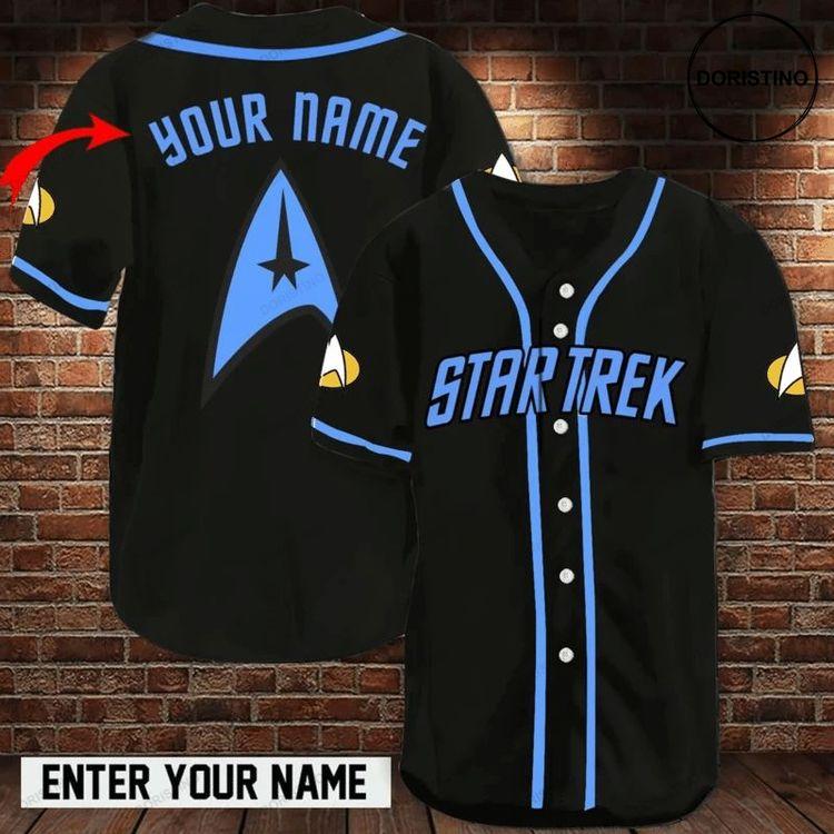 Custom Name Star Trek Blue 222 Gift For Lover Doristino Limited Edition Baseball Jersey