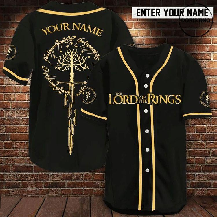Custom Name The Lord Of The Rings 456 Gift For Lover Doristino Awesome Baseball Jersey