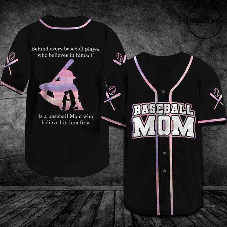 Mom Who Believed In Him First Personalized Va Doristino All Over Print Baseball Jersey