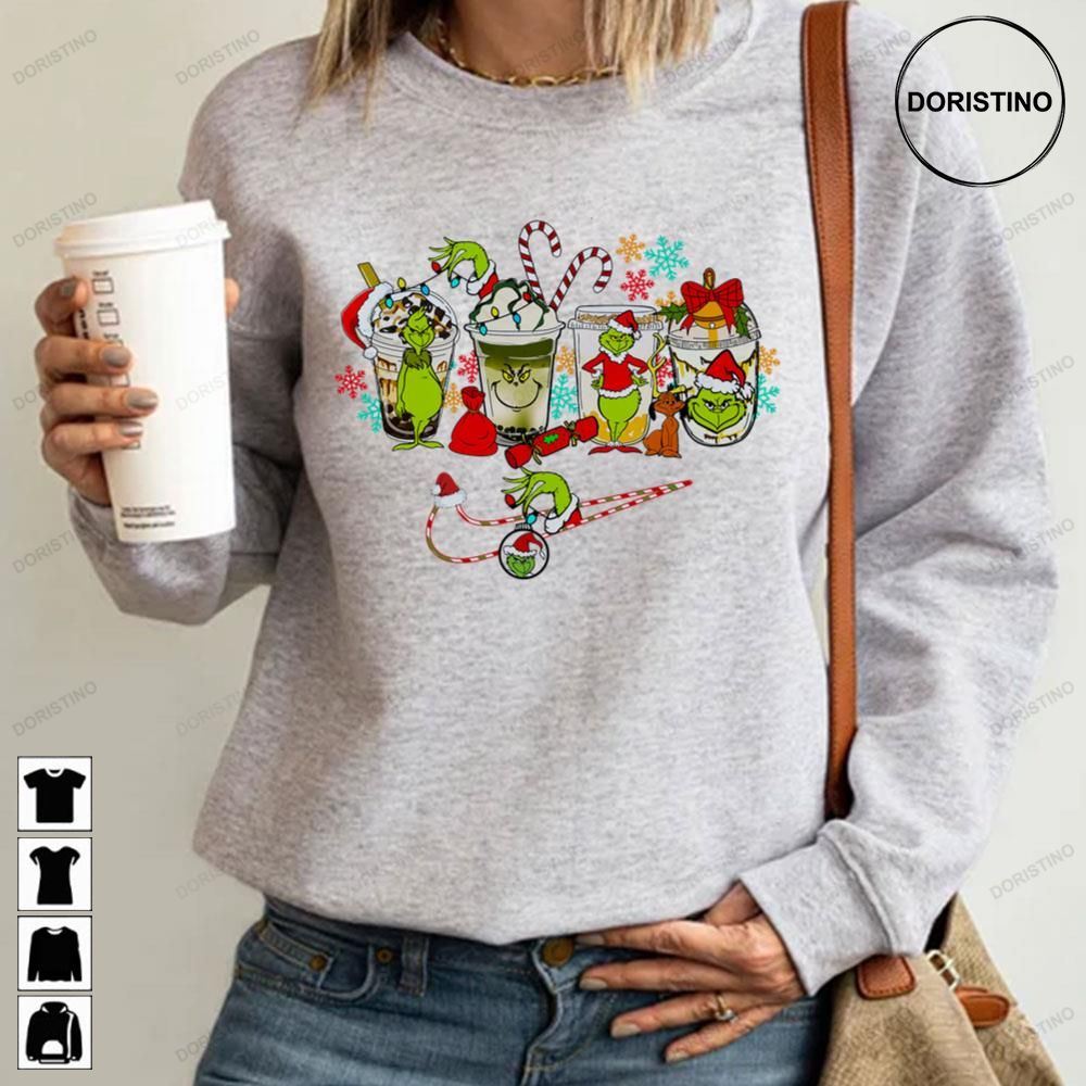 Funny Grinch Logo Christmas Trending Style