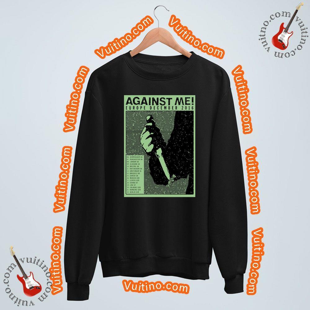 Against Me European December Tour 2016 Shirt