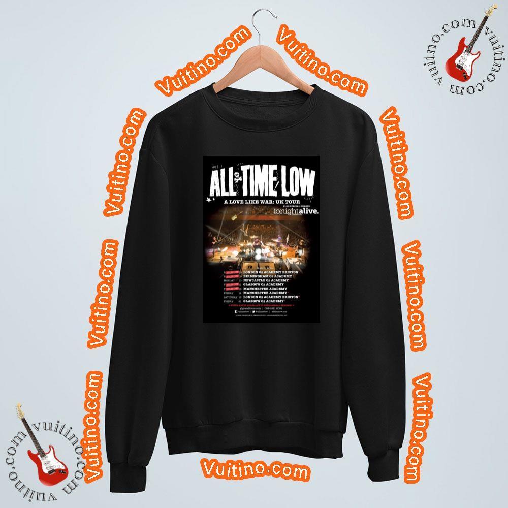 All Time Low 2014 Dont Panic Uk Tour Merch
