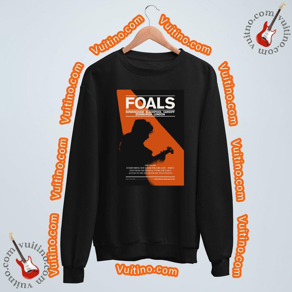 Art Foals Everything Not Saved Will Be Lost 2020 Uk Tour Merch