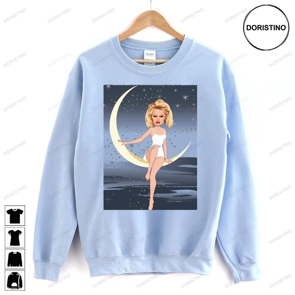 On The Moon Pamela Anderson Trending Style