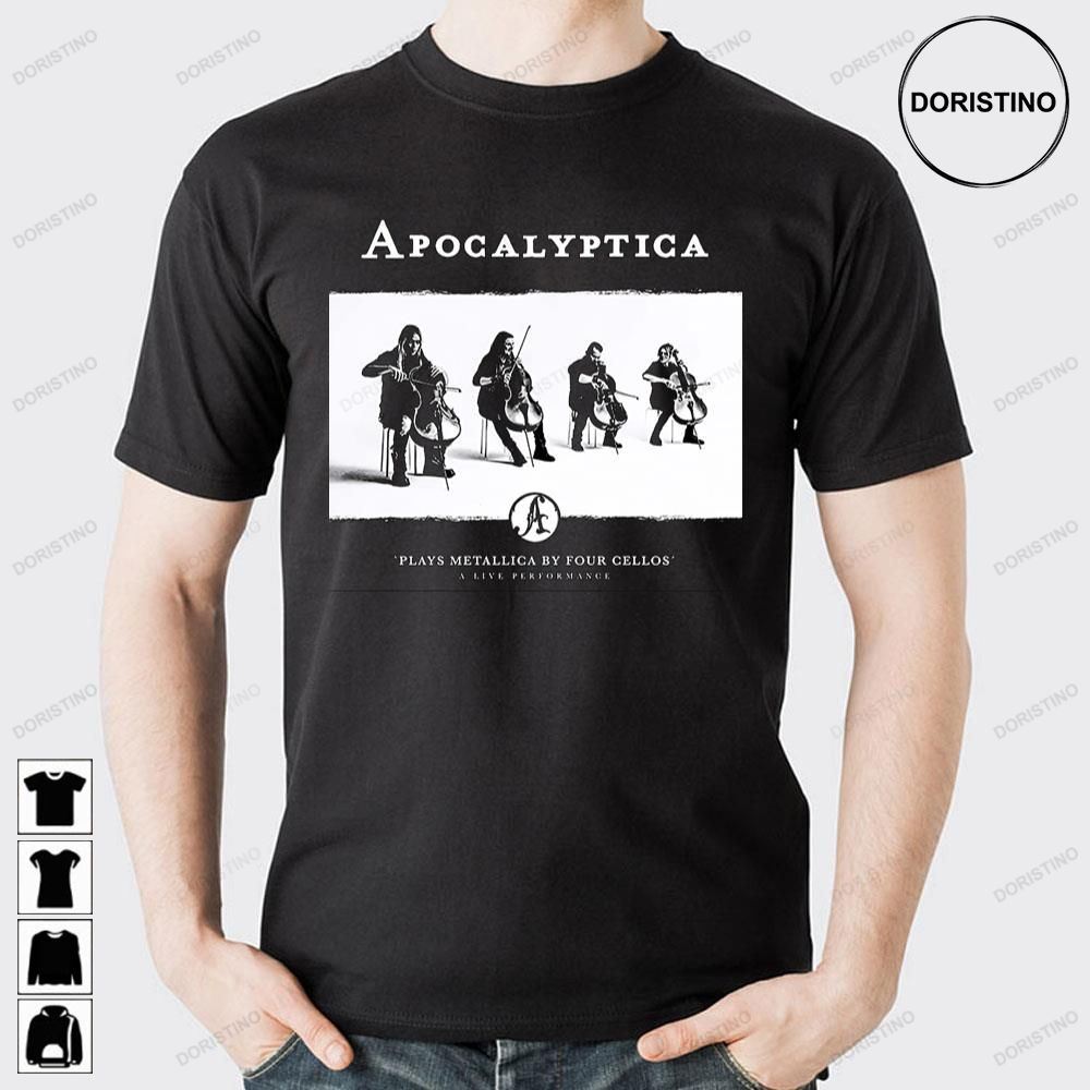 Plays Metallica By Four Gellos Apocalyptica Limited Edition T-shirts