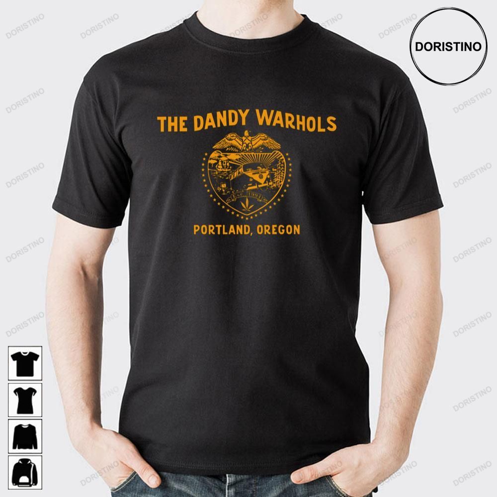 Portland Oregon The Dandy Warhols Limited Edition T-shirts