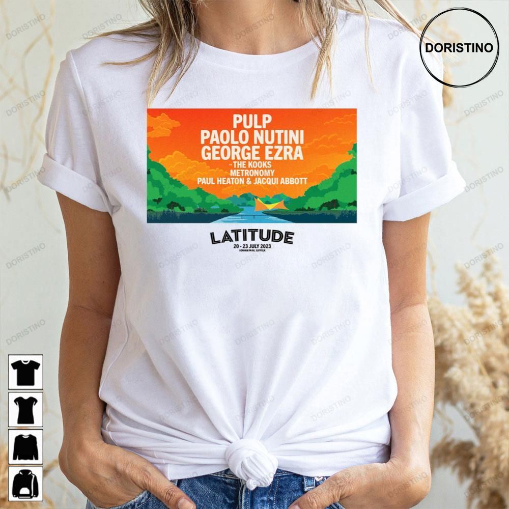 Pulp Paolo Nutini George Ezra Latitude 2023 Awesome Shirts