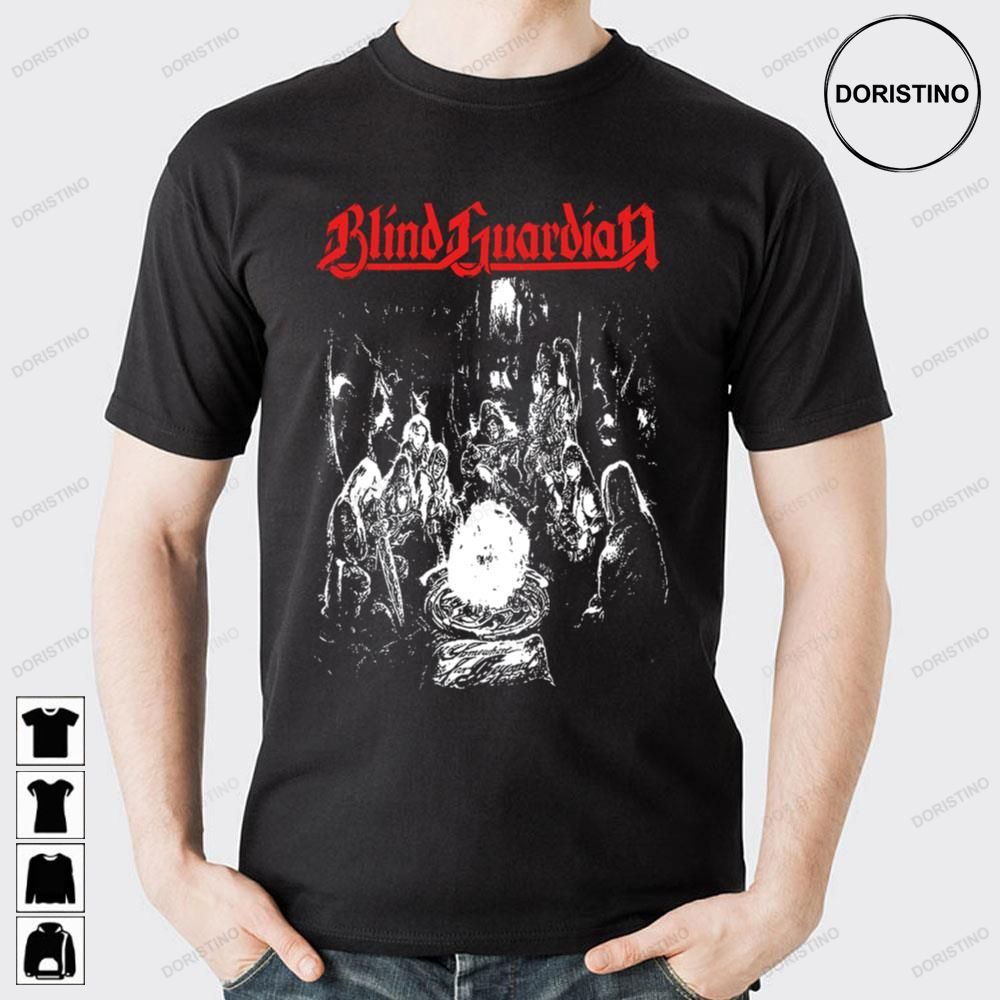 Red White Blind Guardian Awesome Shirts