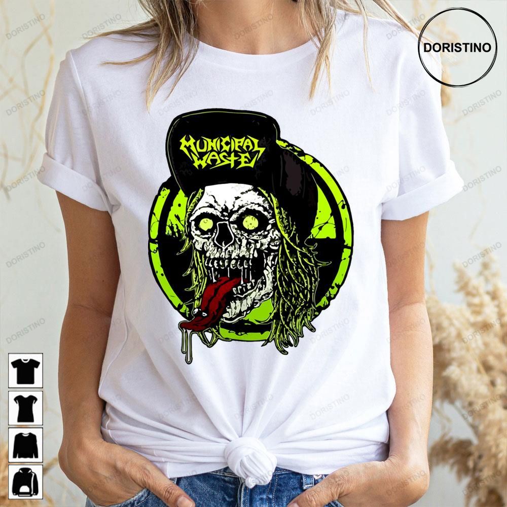 Skull Municipal Waste Music Limited Edition T-shirts
