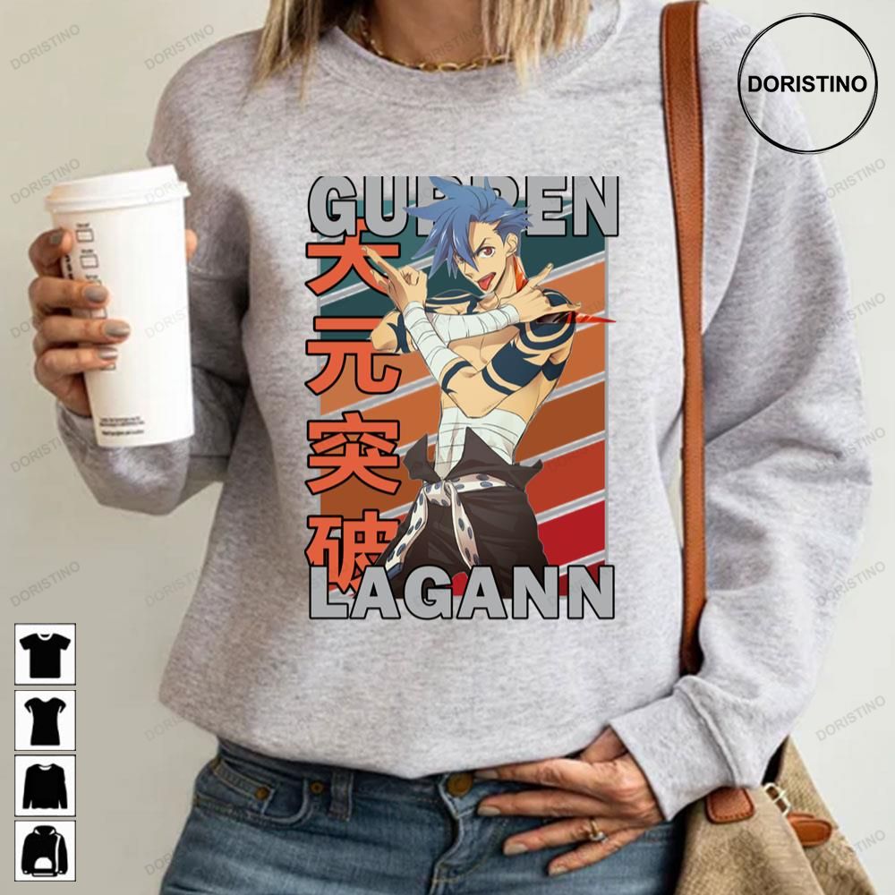 Kamina Tengen Toppa Gurren Lagann Vintage Awesome Shirts