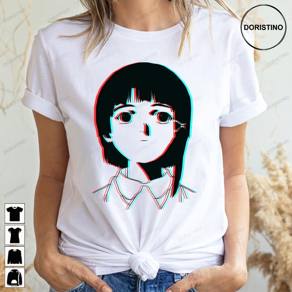 Lain 3d Anime Character Awesome Shirts